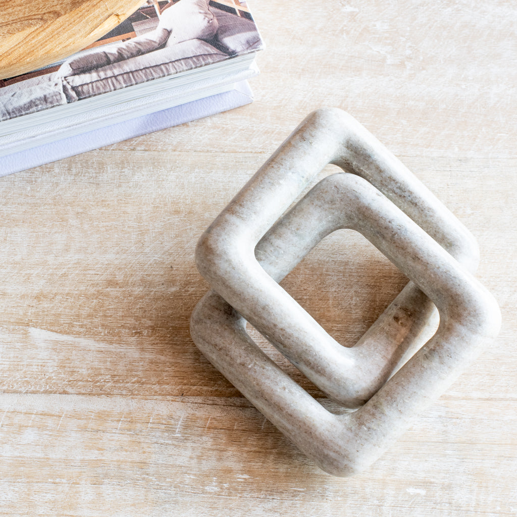 BEIGE MARBLE LINKS