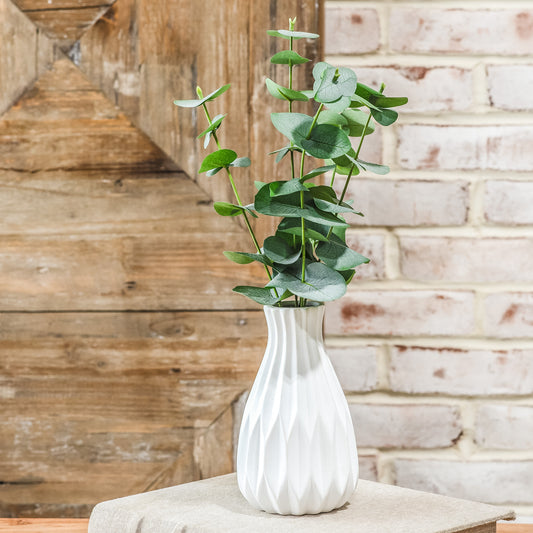 VASE WITH EUCALYPTUS