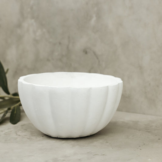 6″ WHITE PATTERN BOWL